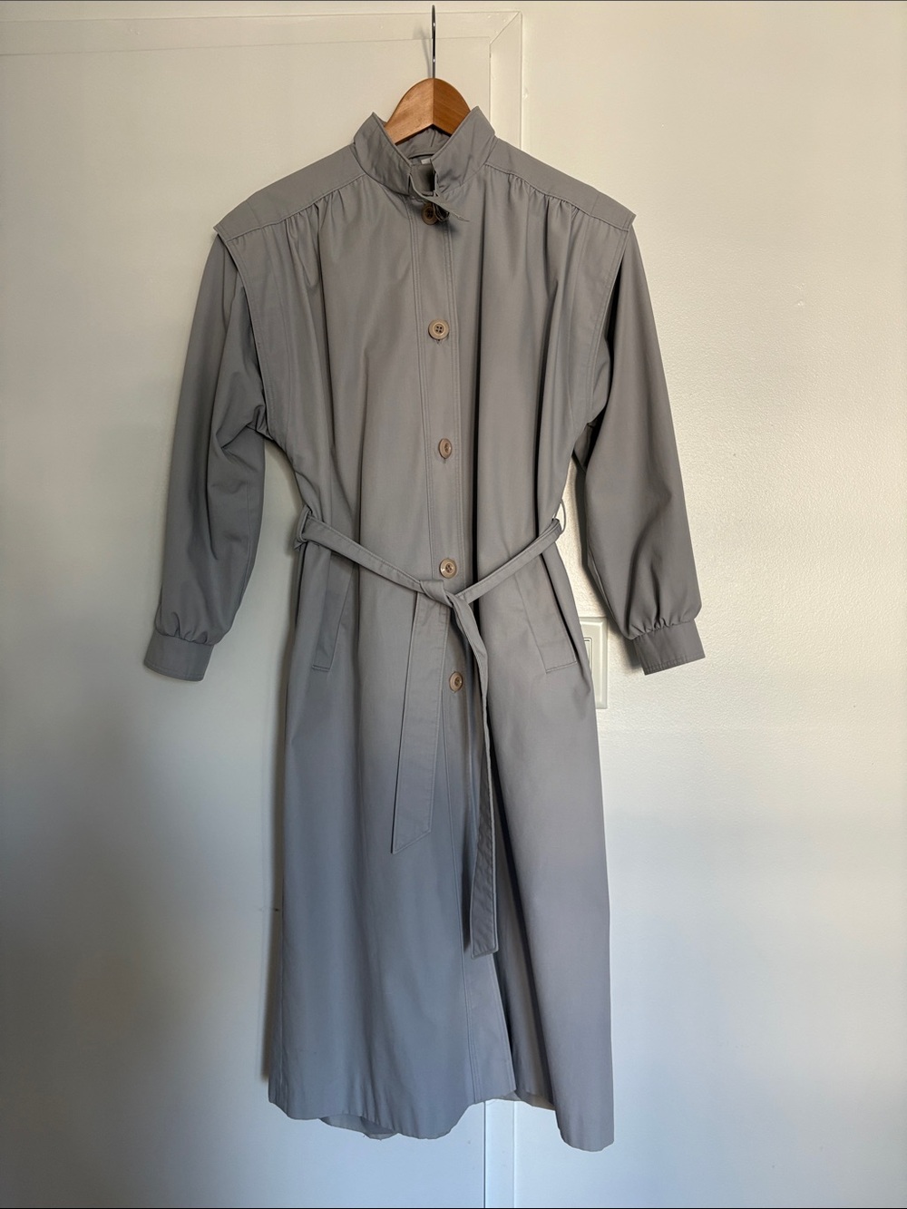 Vintage Belted Trench Coat
